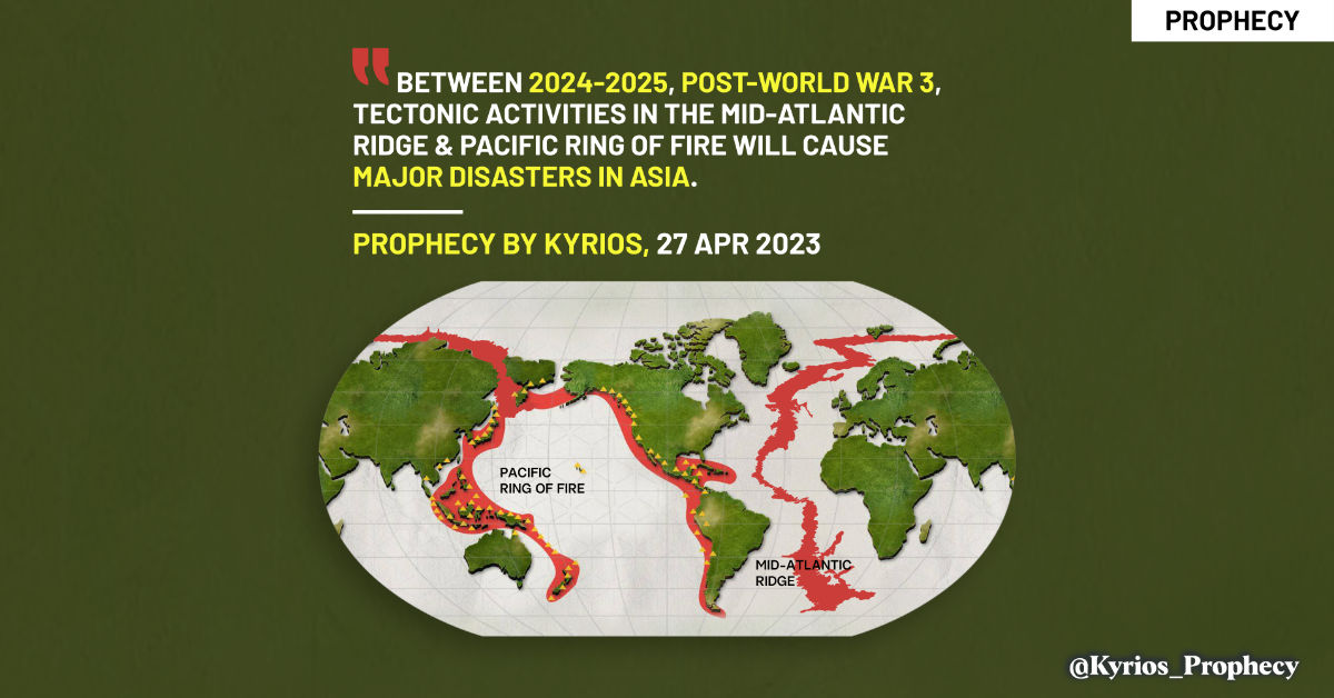 Between 2024 2025 Post Wwiii Tectonic Activities Major Disasters Asia 